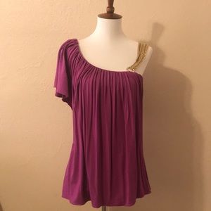 Sky One Shoulder Top